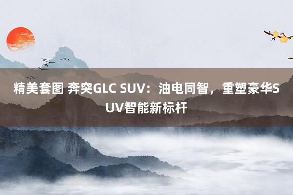 精美套图 奔突GLC SUV：油电同智，重塑豪华SUV智能新标杆